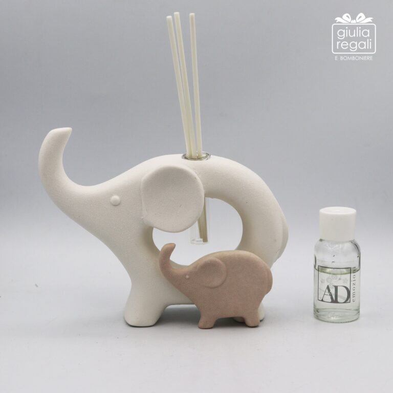 Profumatore Elefante con elefantino AD Emozioni