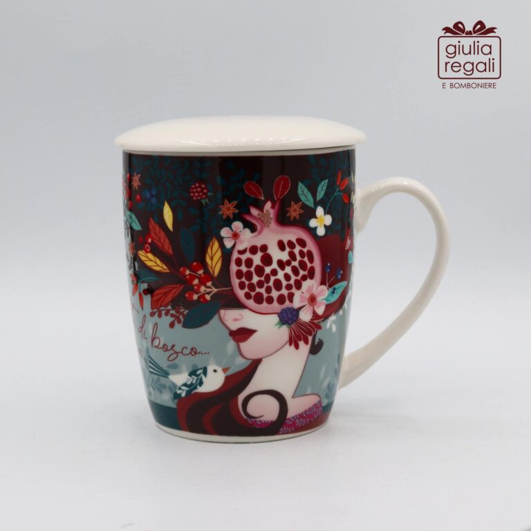 Tisaniera con Coperchio con decoro Frutti di Bosco - Wald