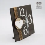 Orologio in metallo con decoro cuore - Negodesign - immagine 2