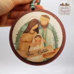Palline in legno presepe Malu - Beccalliforlife - immagine 3