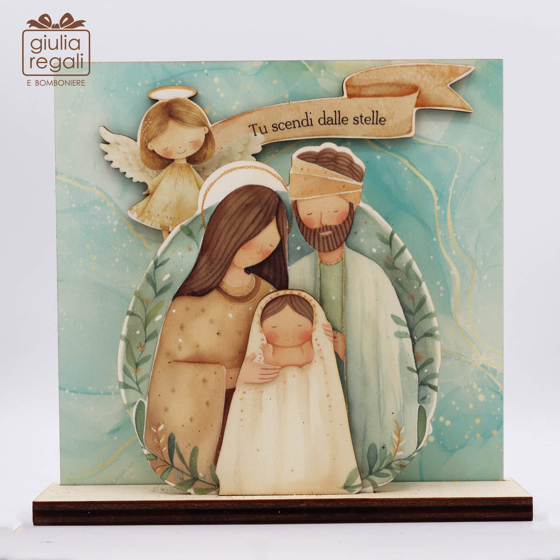 Presepe in legno con luci led artigianale made in Italy - Beccalliforlife - 01 Presepe in legno con luci led artigianale made in Italy - Beccalliforlife