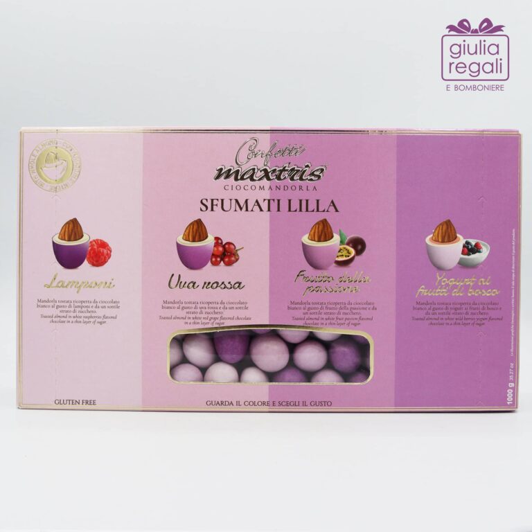 Confetti Sfumati Lilla 4 Gusti Ciocomandorla Maxtris 1 kg