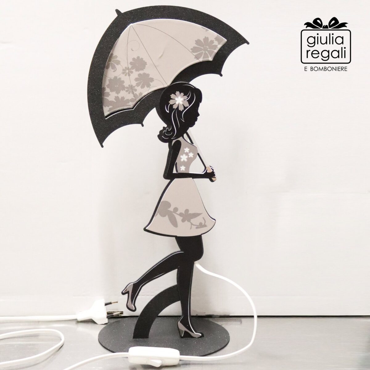 Lampada Ombrellina in metallo - 20x42h - Negodesign