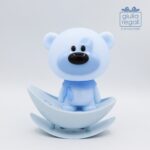 Animaletto Luce Celeste Orso - Lampada Magot con orsetto