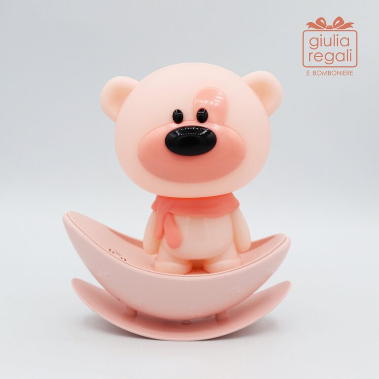 Animaletto Luce Rosa Orso – Lampada Magot con orsetto