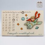 Calendario Piccolo Principe Aereo e Volpe