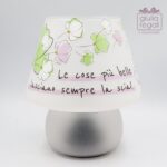 Lampada in vetro a batteria con lampadina led decoro Natural - Wald