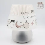 Lampada in vetro a batteria con lampadina led decoro Minimal - Wald