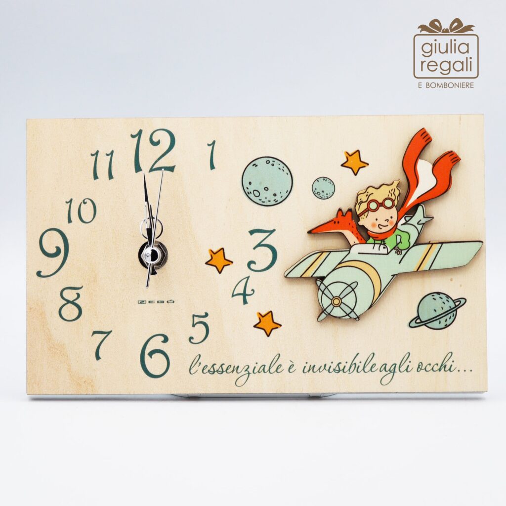 Orologio Piccolo Principe Aereo e Volpe
