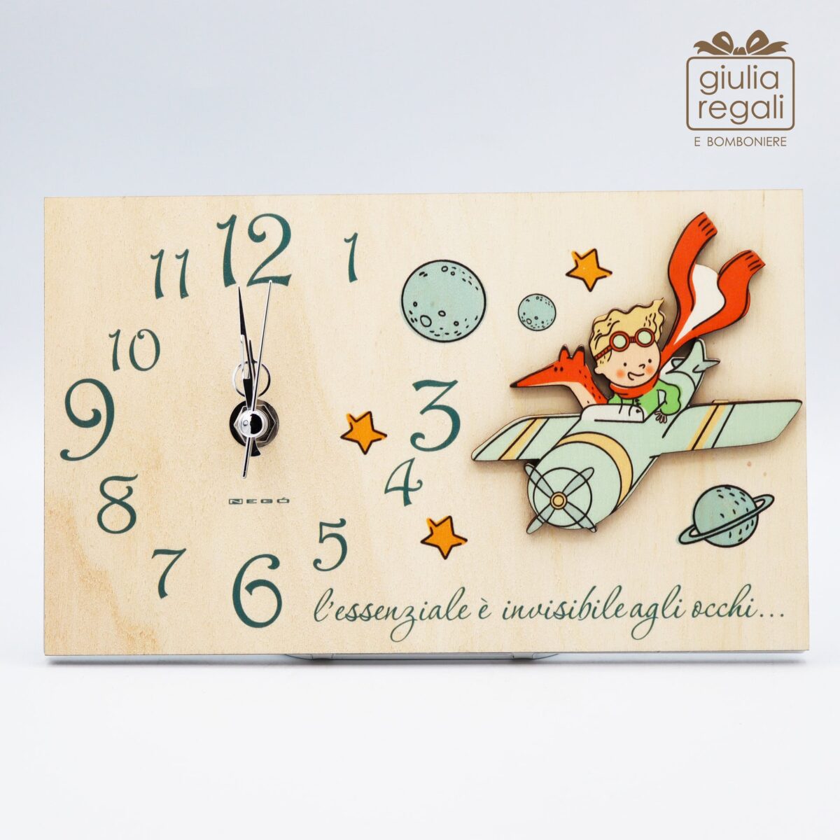Orologio Piccolo Principe Aereo e Volpe