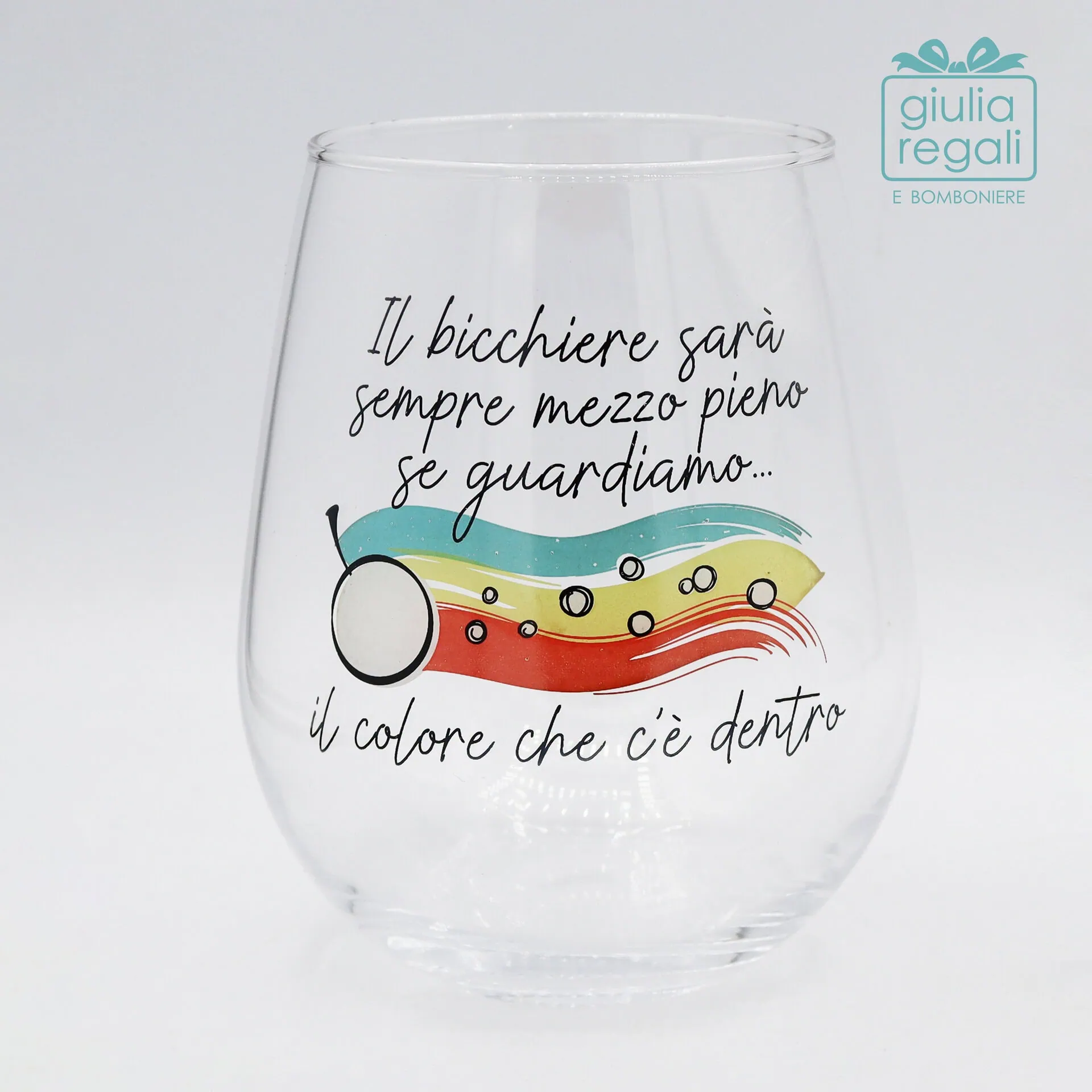 Douceur D'Intérieur Bicchiere In Vetro Stampato Jayana: 7.5x10 Cm, Pratico E Decorativo Per La Tua Cucina