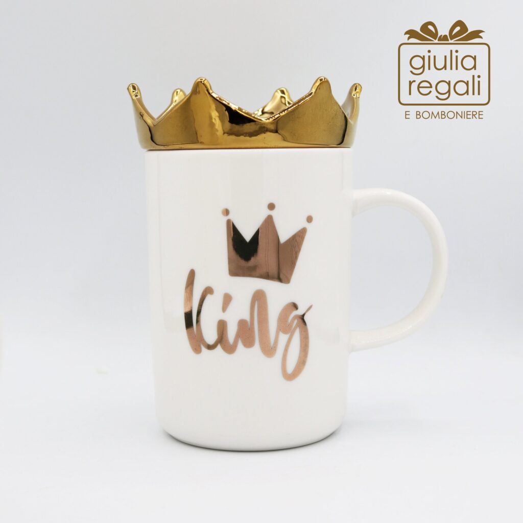 Tazza Mug con Corona e scritta King