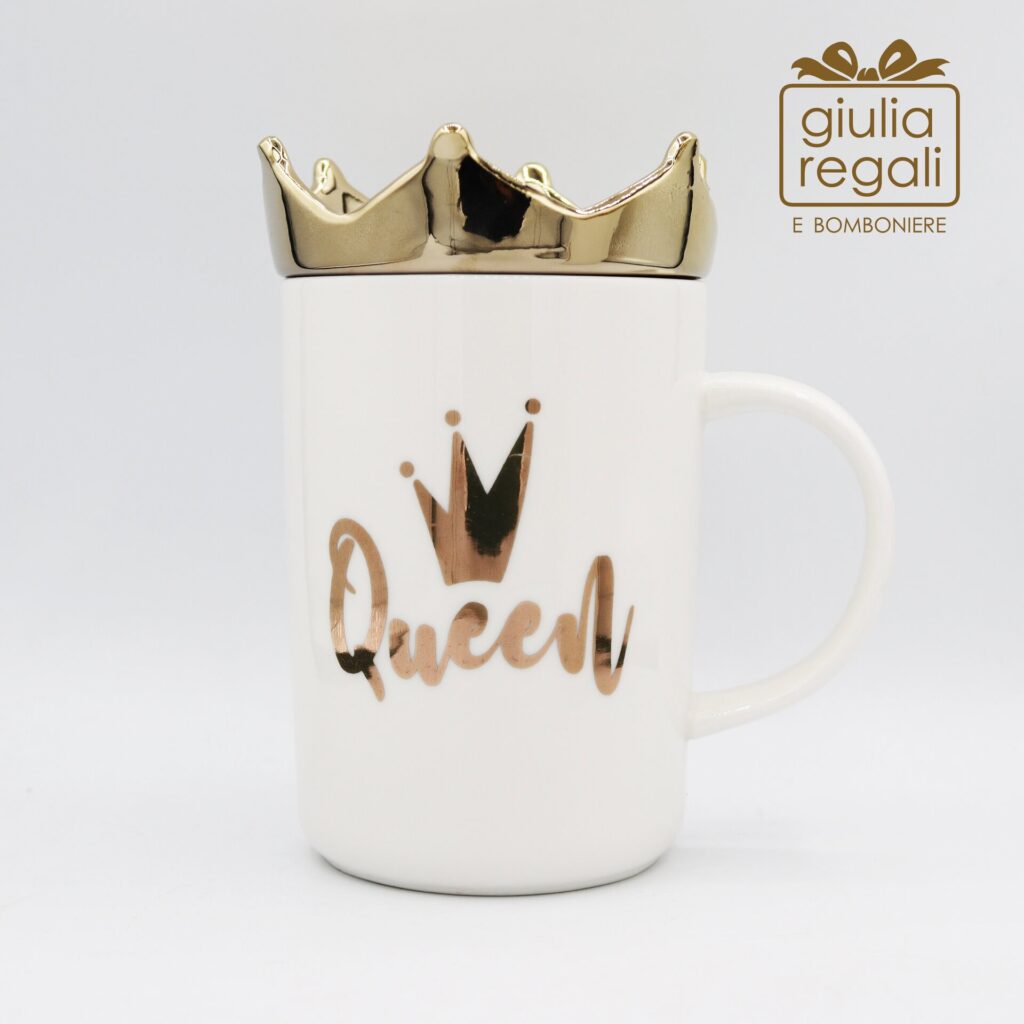 Tazza Mug con Corona e scritta Queen