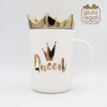 Tazza Mug con Corona e scritta Queen