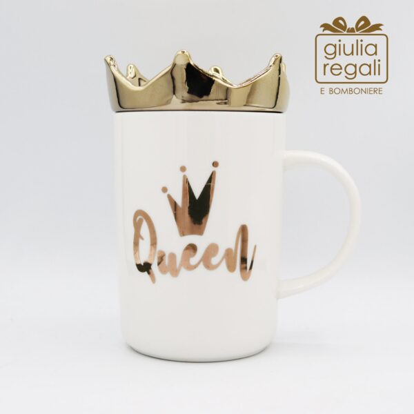 Tazza Mug con Corona e scritta Queen