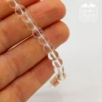 Braccialetto pietre e cristalli - bianco - no charm 4