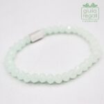 Braccialetto pietre e cristalli - verde - no charm 9