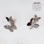 Orecchini da lobo punto luce farfalle