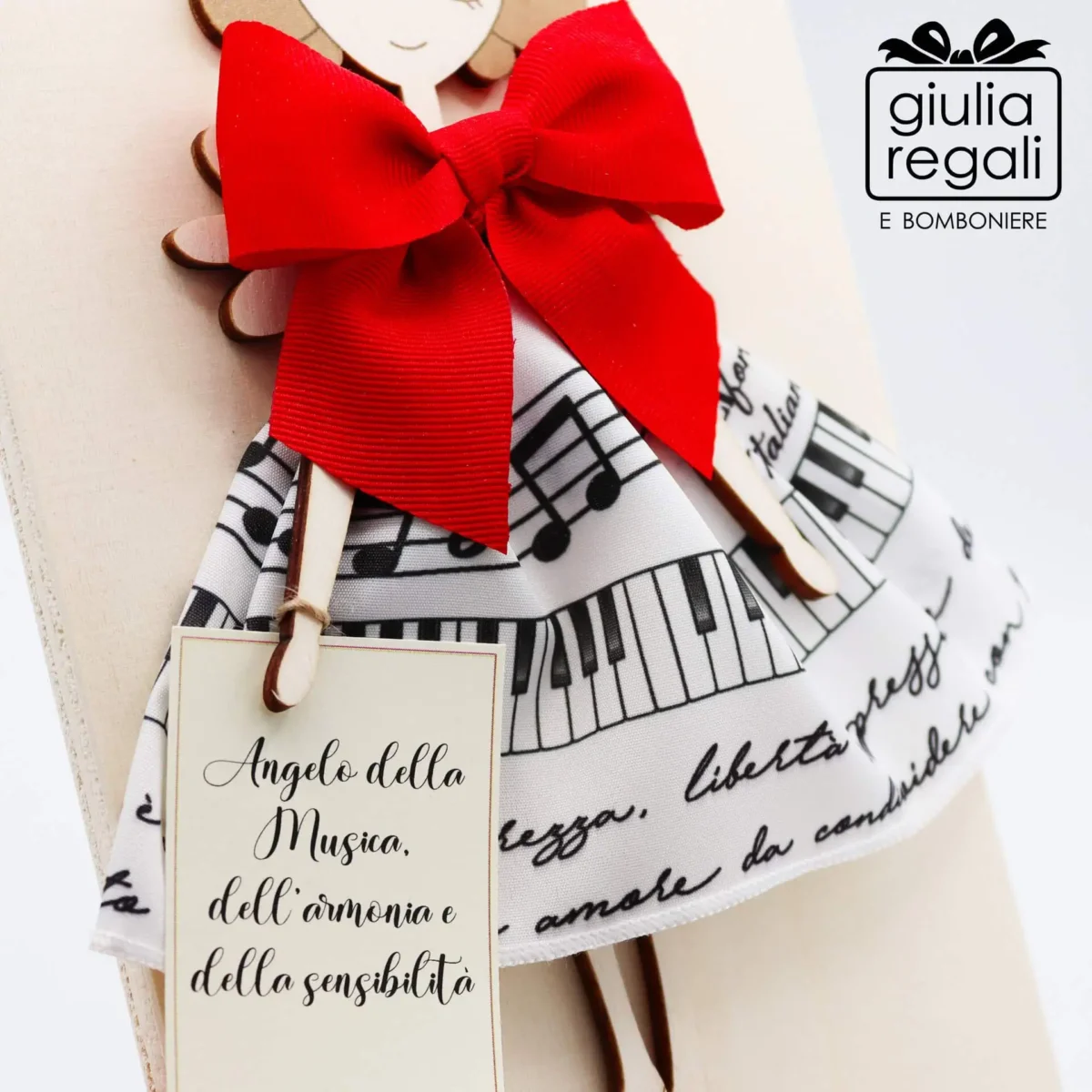 Quadretto Angelo della Musica, dell'Armonia e della Sensibilità - immagine 3