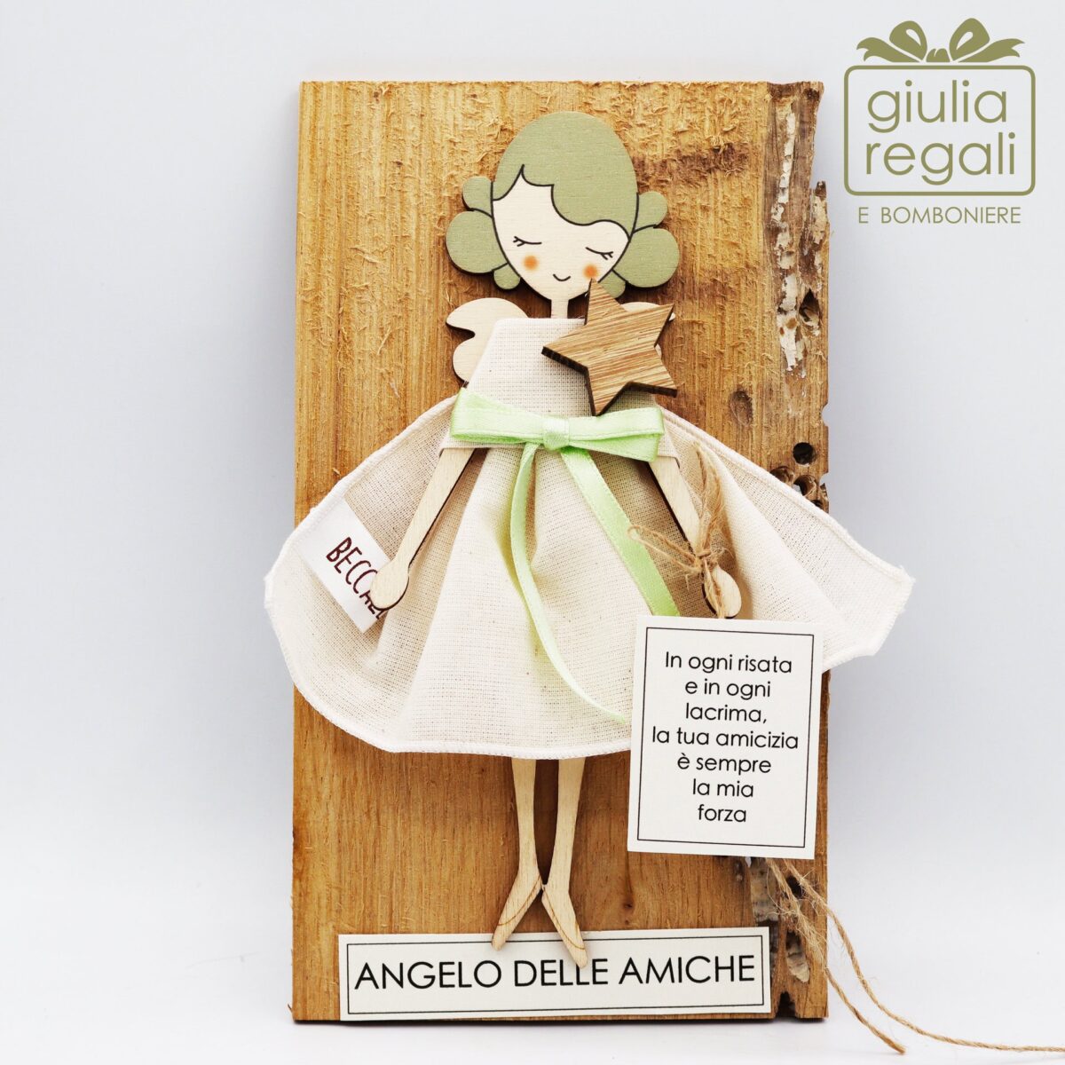 Quadretto Angelo delle Amiche La Mia Forza