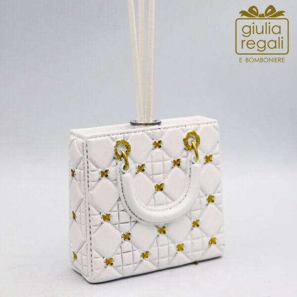 Profumatore borsetta bianca