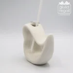Profumatore in ceramica bianca a forma di cuore - immagine 3