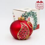 Candela Melograno rosso Natale