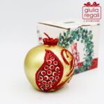 Candela Melograno dorato Natale