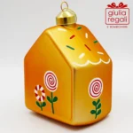 Casetta addobbo vetro oro dolcezza - immagine 2