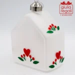 Casetta addobbo vetro trasparente