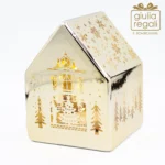 Casetta led vetro oro