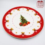 Piatto Natale in porcellana con scatola 27 cm
