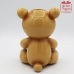 Portacandela Orsetto Natale in resina 13 cm - immagine 3