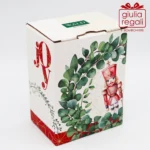 Mongolfiera addobbo vetro rosso - immagine 4