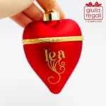 Scatolina cuore vetro rosso - immagine 2