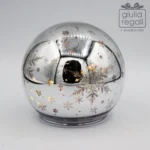 Sfera vetro led argento