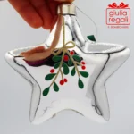 Stella addobbo vetro Argento - immagine 3