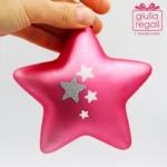 Stella addobbo vetro Fucsia - immagine 2