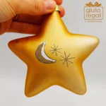 Stella addobbo vetro Oro - immagine 2