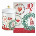 Set Barattolo + strofinaccio "Ghirlande" Wald