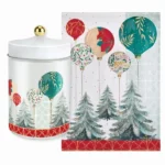 Set Barattolo + strofinaccio "Alberi" Wald