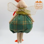 Angelo di stoffa profumato artigianale A - immagine 3