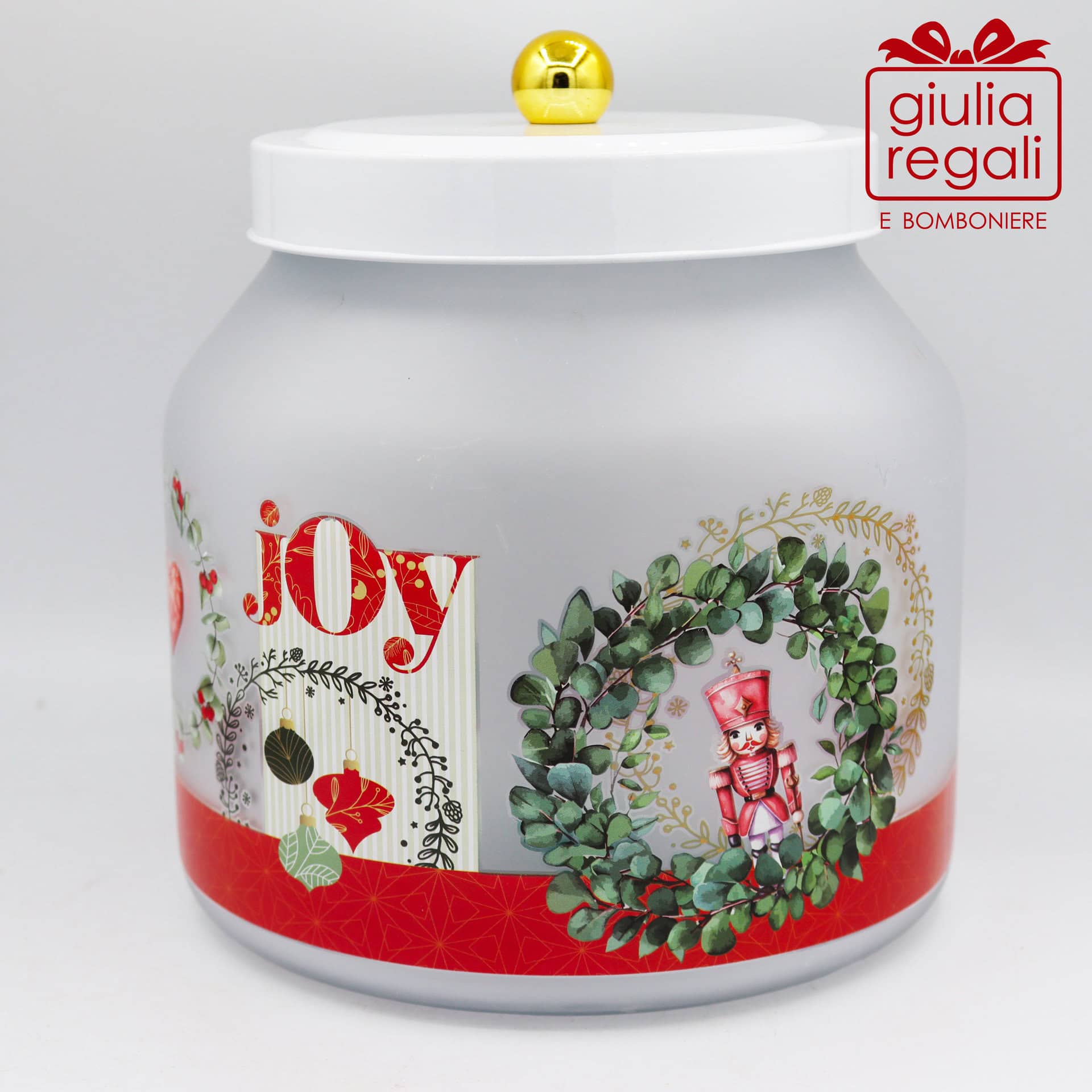 Biscottiera Ghirlande Natale - 01 Biscottiera Ghirlande Natale