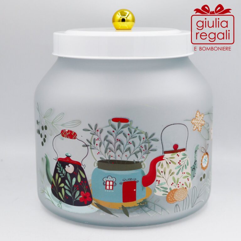 Biscottiera Teiere Natale