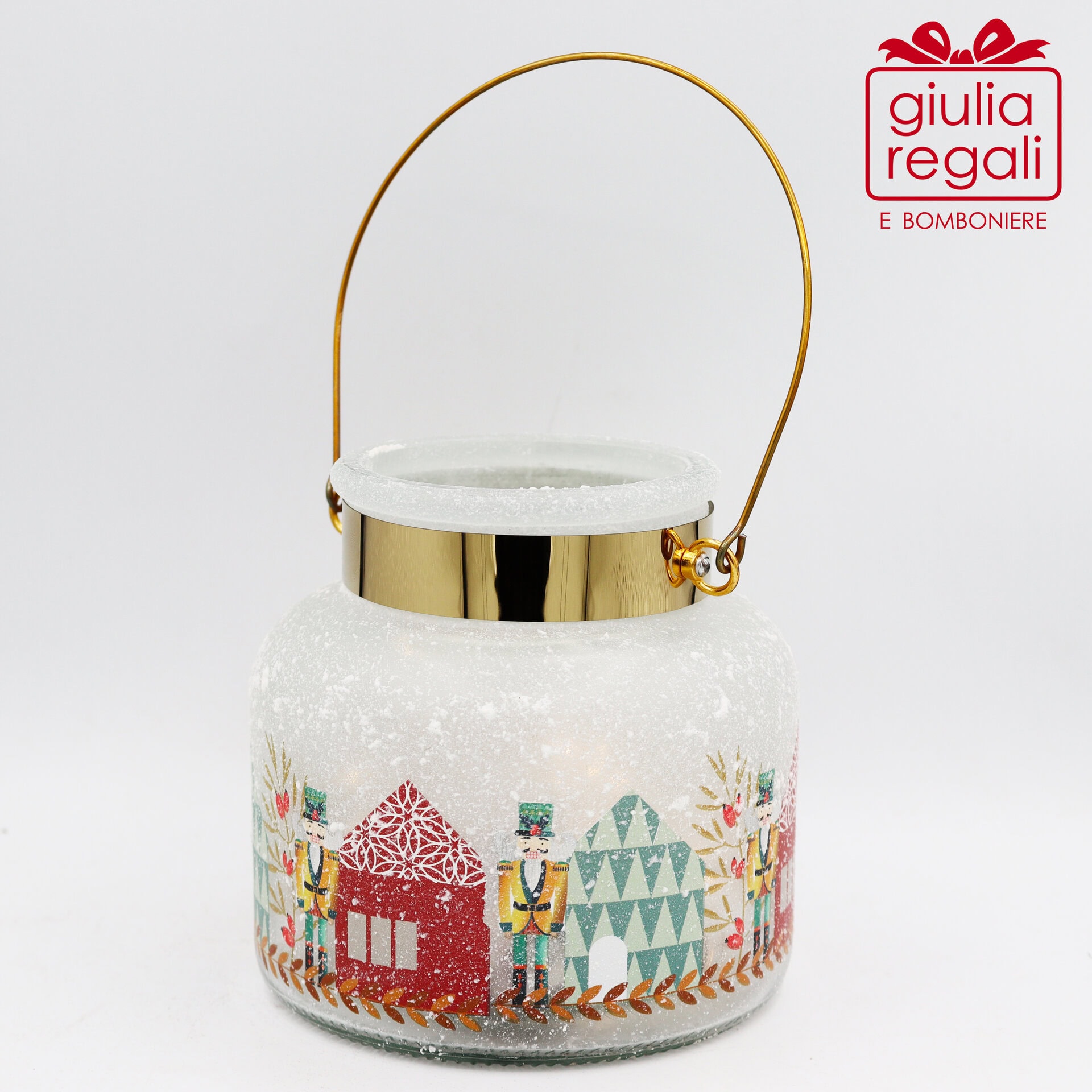 Lanterna grande vetro Schiaccianoci - 01 Lanterna grande vetro Schiaccianoci