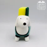 Portaspugna a forma di Bassotto celeste - immagine 2