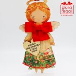 Quadretto Angelo Armonia e Feste sagoma legno