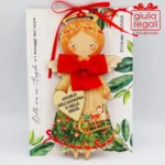 Quadretto Angelo Armonia e Feste sagoma legno - immagine 3