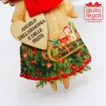 Quadretto Angelo Armonia e Feste sagoma legno - immagine 4