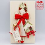 Quadretto Angelo Campanella Casa Affetti e Famiglia sagoma legno